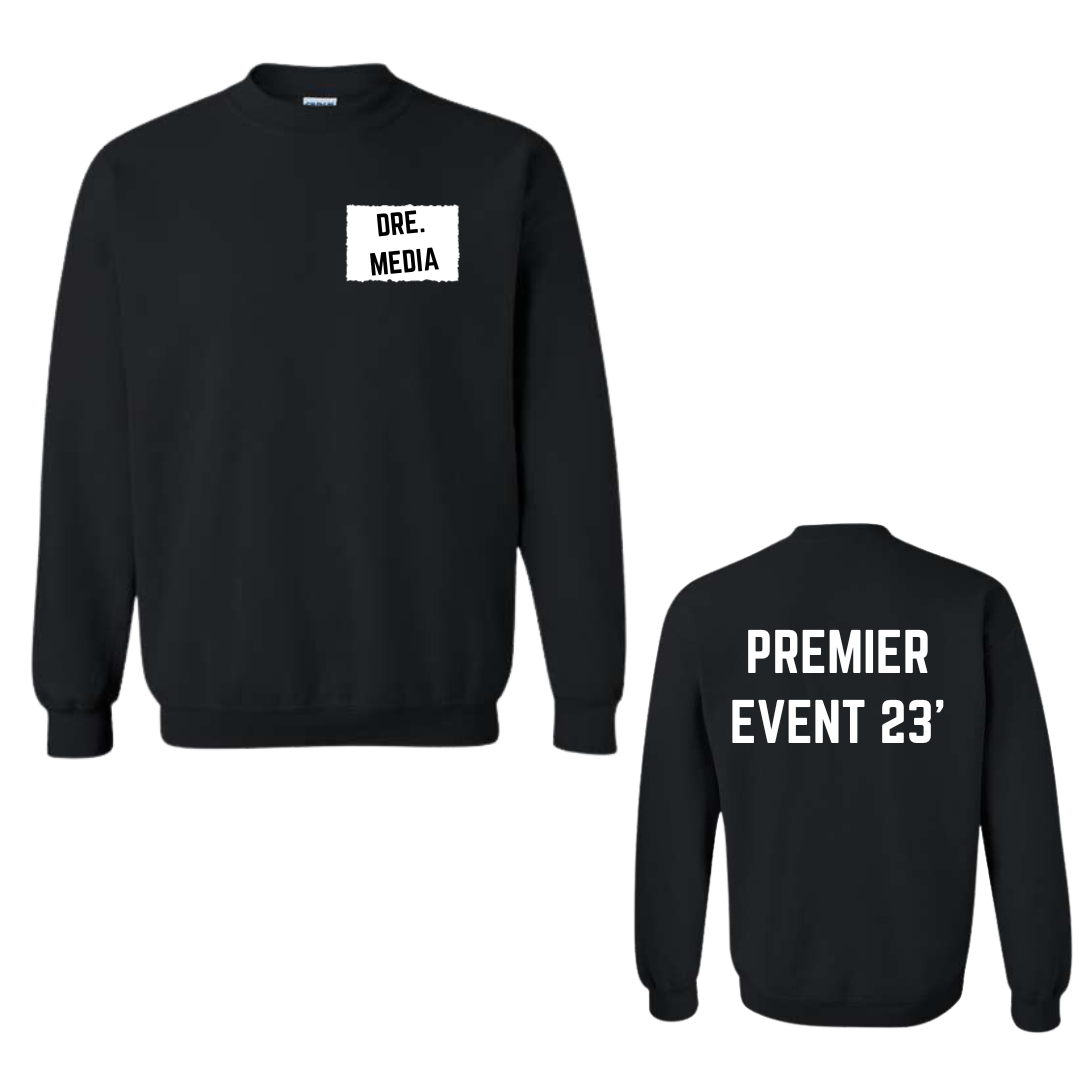 Limited Edition Dre.Media Premier Event 23' Crewneck Sweatshirt