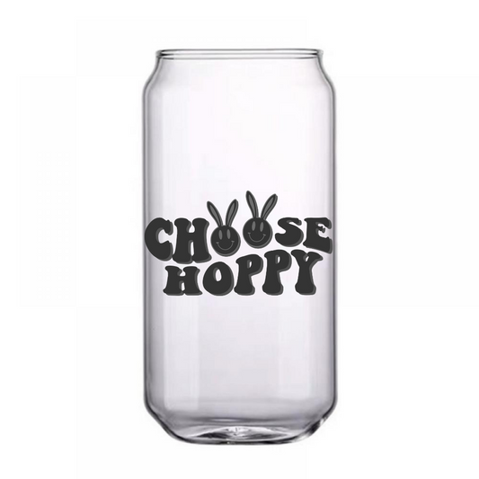 Choose Hoppy PLASTIC DRINKING GLASS 12OZ