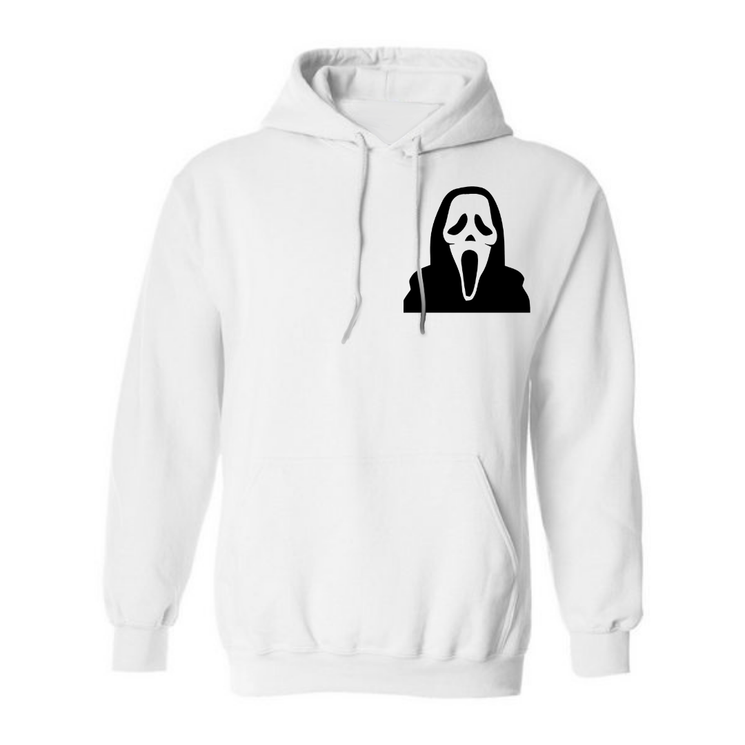 Say Scream | Ghost Face Front Hoodie