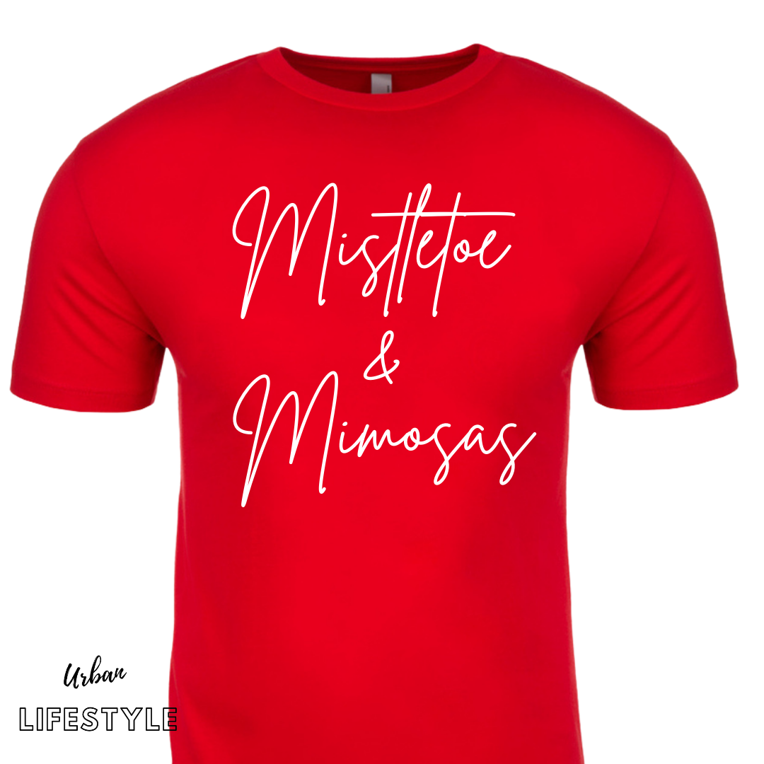 Mistletoe & Mamosas T-shirt